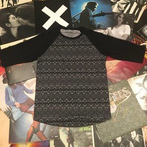 xxxRUDE Long-Sleeved Skull Graphic Tee - Medium